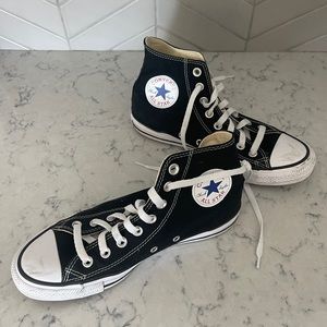 Black Womens Converse size 8.5